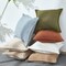 White Color Simple Imitation Lamb Wool Loop Yarn Texture Throw Pillow Covers 18x18 inch Set of 2 Decorative Couch Cushion Case for Chair Sofa Bedroom Living Room Home Decor